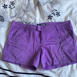 Volcom Purple Bermuda Shorts Casual Lightweight Fit